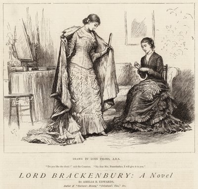 Lord Brackenbury, powieść autorstwa Samuel Luke Fildes